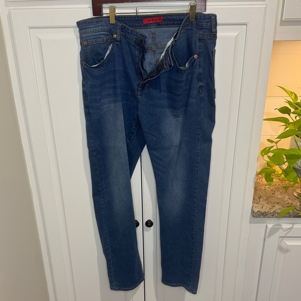 Men's Slim Fit Jeans in Classic Blue